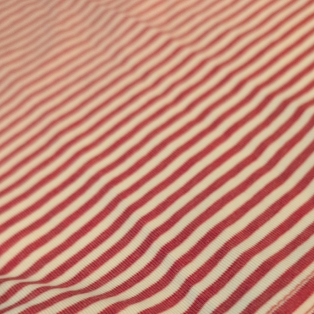 johnnie-O Crimson and White Striped Polo - Picture 5 of 5